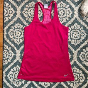 Pink NIKE Dri-Fit Racerback Tank Top